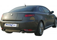 InoxCar exhaust suitable for Alfa Romeo GT 1.9 MJET 2004- Left/Right 120x80mm