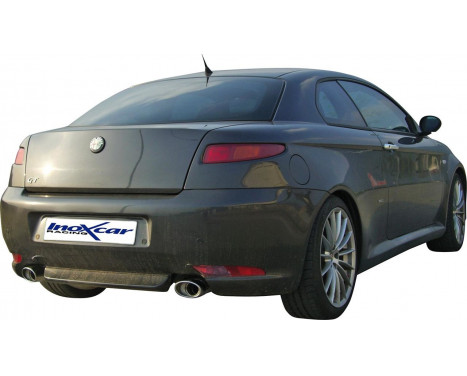 InoxCar exhaust suitable for Alfa Romeo GT 1.9 MJET 2004- Left/Right 120x80mm