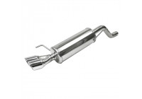 InoxCar exhaust suitable for Alfa Romeo Mito 1.4 TB 155hp 2008- Ø 55 2x80mm X-Race