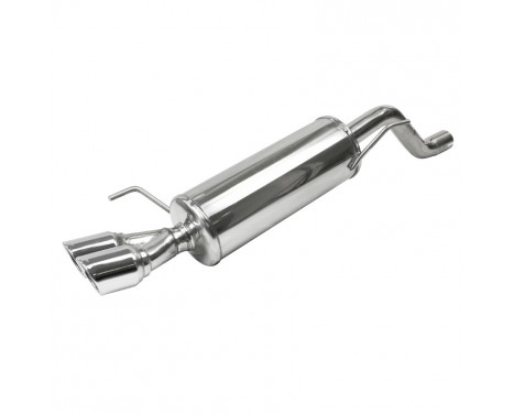 InoxCar exhaust suitable for Alfa Romeo Mito 1.4 TB 155hp 2008- Ø 55 2x80mm X-Race