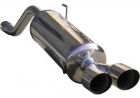 InoxCar exhaust suitable for Alfa Romeo Mito 1.4JTS (155hp) 8/2008- 2x80mm Racing