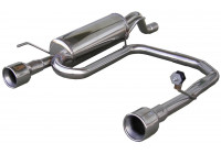 InoxCar exhaust suitable for Alfa Romeo Mito 1.4JTS (155hp) 8/2008- Left/Right 102mm