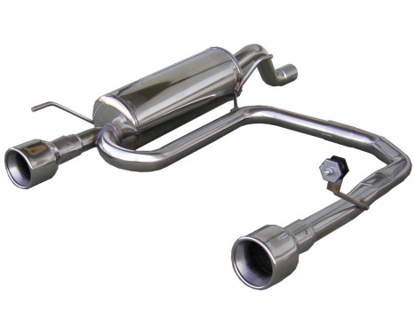 InoxCar exhaust suitable for Alfa Romeo Mito 1.4JTS (155hp) 8/2008- Left/Right 102mm
