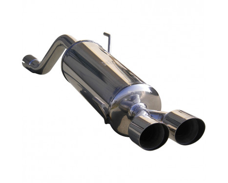 InoxCar exhaust suitable for Alfa Romeo Mito 1.4TB MultiAir (135hp) 2010- 2x80mm Racing