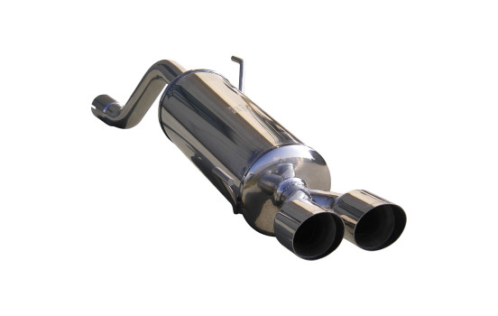 InoxCar exhaust suitable for Alfa Romeo Mito 1.4TB MultiAir (135hp) 2010- 2x80mm Racing
