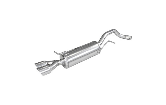 InoxCar exhaust suitable for Audi A1 1.4TFSi (122hp) 2011- 2x80mm Racing