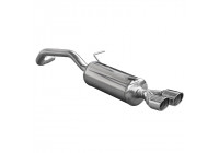InoxCar exhaust suitable for Audi A1 1.4TFSi (122hp) 2011- 2x80mm X-Race