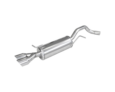 InoxCar exhaust suitable for Audi A1 1.4TFSi Sport (185hp) 2011- Ø55mm 2x80mm Racing, Image 2