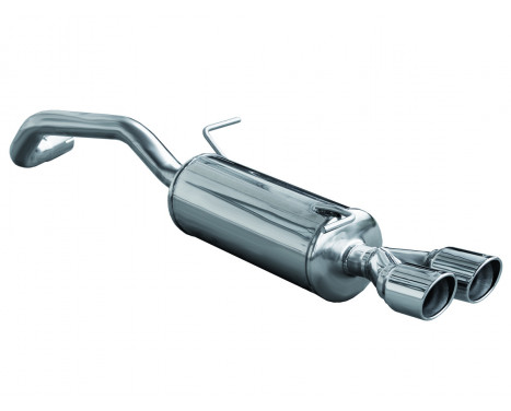 InoxCar exhaust suitable for Audi A1 1.4TFSi Sport (185hp) 2011- Ø55mm 2x80mm X-Race