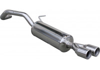 InoxCar exhaust suitable for Audi A1 1.4TFSi Sport (185hp) 2011- Ø55mm 2x80mm