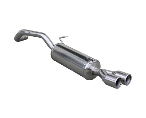 InoxCar exhaust suitable for Audi A1 1.4TFSi Sport (185hp) 2011- Ø55mm 2x80mm, Image 2