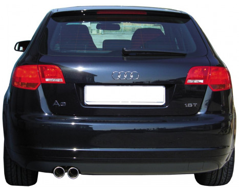 InoxCar exhaust suitable for Audi A3 8P 1.8TFSi (160hp) 5/2005- 2x80mm