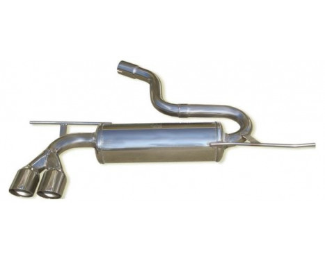 InoxCar exhaust suitable for Audi A3 8P 1.9 TDi (105hp) 2003- 2x76mm Racing