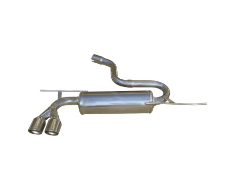 InoxCar exhaust suitable for Audi A3 8P 1.9 TDi (105hp) 2003- 2x76mm Racing, Image 2