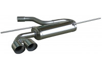 InoxCar exhaust suitable for Audi A3 8P 2.0 TDi (140hp) 2003- 2x76mm Racing