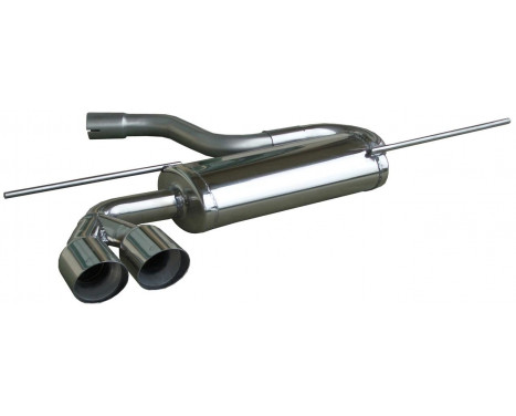 InoxCar exhaust suitable for Audi A3 8P 2.0 TDi (140hp) 2003- 2x76mm Racing