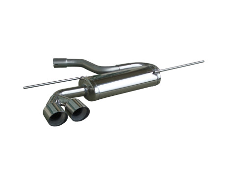 InoxCar exhaust suitable for Audi A3 8P 2.0 TDi (140hp) 2003- 2x76mm Racing, Image 2