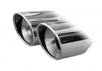 InoxCar exhaust suitable for Audi A3 8P 2.0 TDi (140hp) 2003- 2x80mm X-Race