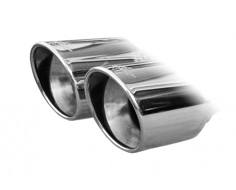 InoxCar exhaust suitable for Audi A3 8P 2.0 TDi (140hp) 2003- 2x80mm X-Race