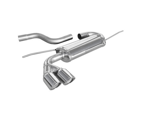 InoxCar exhaust suitable for Audi A3 8P 2.0 TDi (140hp) 2003- 2x80mm X-Race, Image 2