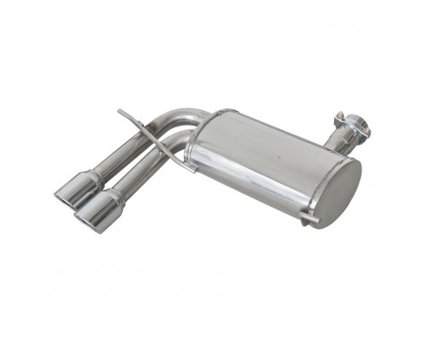 InoxCar exhaust suitable for Audi A3 8P Sportback 2.0TDi (140hp) 2004-2008 2x80mm X-Race