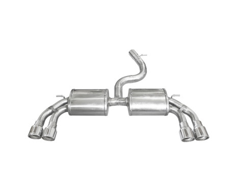 InoxCar exhaust suitable for Audi A3 (8V) Sportback S3 2.0i TFSI 300hp 2013- 2x80mm X-Rac