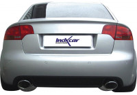 InoxCar exhaust suitable for Audi RS4 4.2 V8 2006- Left/Right 150x105mm Oblong