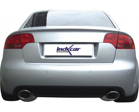 InoxCar exhaust suitable for Audi RS4 4.2 V8 2006- Left/Right 150x105mm Oblong
