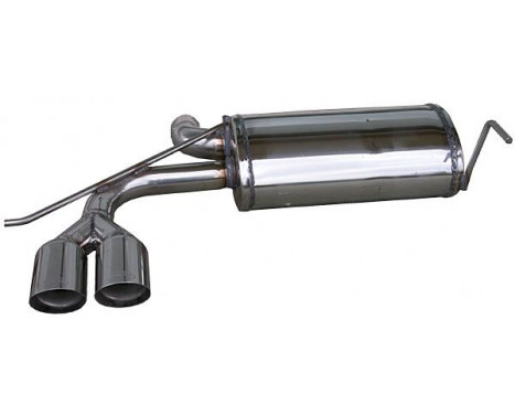 InoxCar exhaust suitable for Audi S3 8L 1999-2003 2x80mm Racing