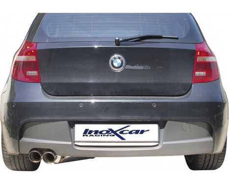 InoxCar exhaust suitable for BMW 1-Series E87 116i/118i 2004- 2x80mm Racing