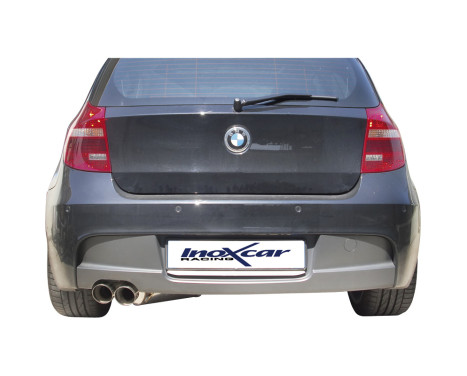 InoxCar exhaust suitable for BMW 1-Series E87 116i/118i 2004- 2x80mm Racing, Image 2