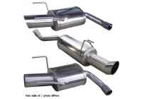 InoxCar exhaust suitable for BMW 1-Series E87 116i/118i 2004- 2x80mm