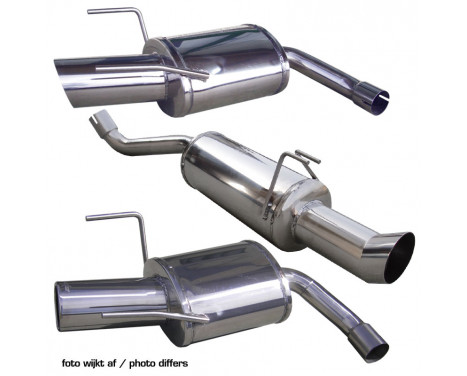 InoxCar exhaust suitable for BMW 1-Series E87 116i/118i 2004- 2x80mm