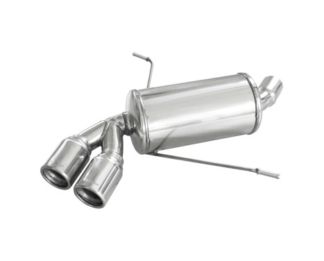 InoxCar exhaust suitable for BMW 1-Series E87 116i/118i 2004- 2x80mm, Image 2