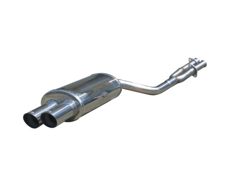 InoxCar exhaust suitable for BMW 3-Series E36 325i/328i 1992- 1992- 2x80mm Racing, Image 2
