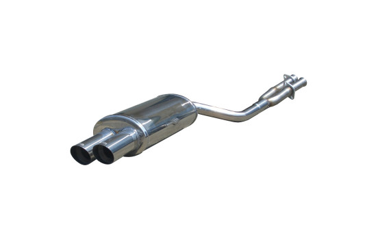 InoxCar exhaust suitable for BMW 3-Series E36 325i/328i 1992- 1992- 2x80mm Racing, Image 2