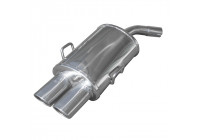InoxCar exhaust suitable for BMW 3-Series E36 325i/328i 1992- 1992- 2x90x70mm