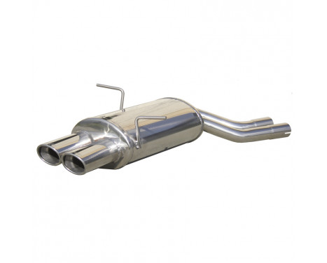 InoxCar exhaust suitable for BMW 3-Series E46 320Ci 1998- 2x90x70mm