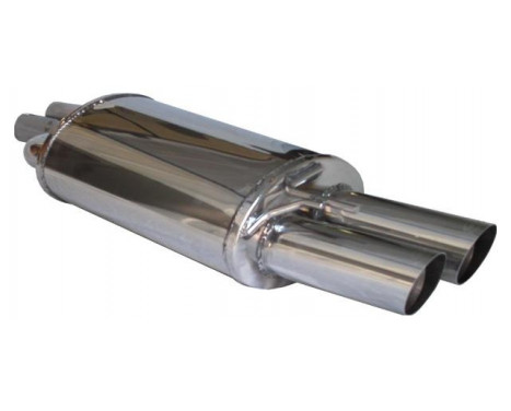 InoxCar exhaust suitable for BMW 3-Series E46 320D 1999- 2x80mm Racing