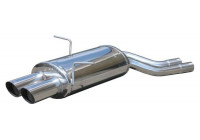 InoxCar exhaust suitable for BMW 3-Series E46 320i 1998- 2x80mm Racing