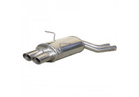 InoxCar exhaust suitable for BMW 3-Series E46 320i 1998- 2x90x70mm