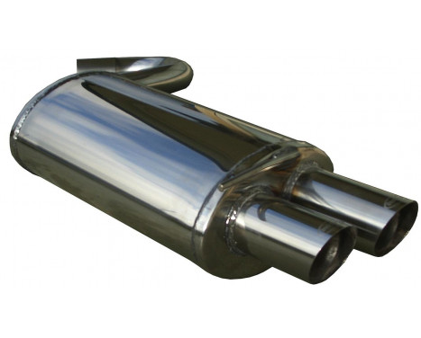 InoxCar exhaust suitable for BMW 3-Series E90 320D 2005- 2x76 Racing