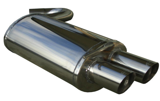 InoxCar exhaust suitable for BMW 3-Series E90 320D 2005- 2x76 Racing