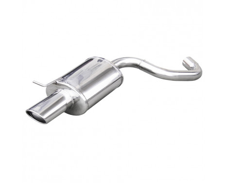 InoxCar exhaust suitable for BMW 3-Series E91 320D Touring (177hp) 2005- 120x80mm