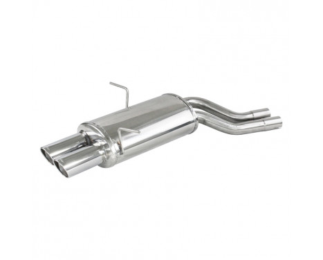 InoxCar exhaust suitable for BMW E46 330i-Ci-Xi 230hp 2000- 2x80mm X-Race