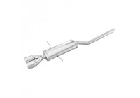 InoxCar exhaust suitable for BMW New Mini 1.6 Cooper S (175hp) 11/2006- 2x80mm