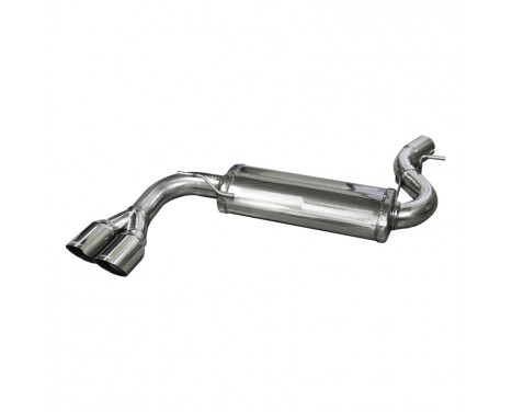 InoxCar exhaust suitable for BMW X3 Xdrive 2.0D (184hp) 2011- 2x80mm Racing