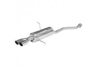 InoxCar exhaust suitable for BMW Z3 Roadster 1.9 140hp 1995-1999 2x60mm Racing