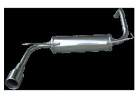 InoxCar exhaust suitable for Citroën C1 1.0 (68hp) 2005- 102mm