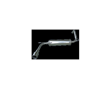 InoxCar exhaust suitable for Citroën C1 1.0 (68hp) 2005- 102mm